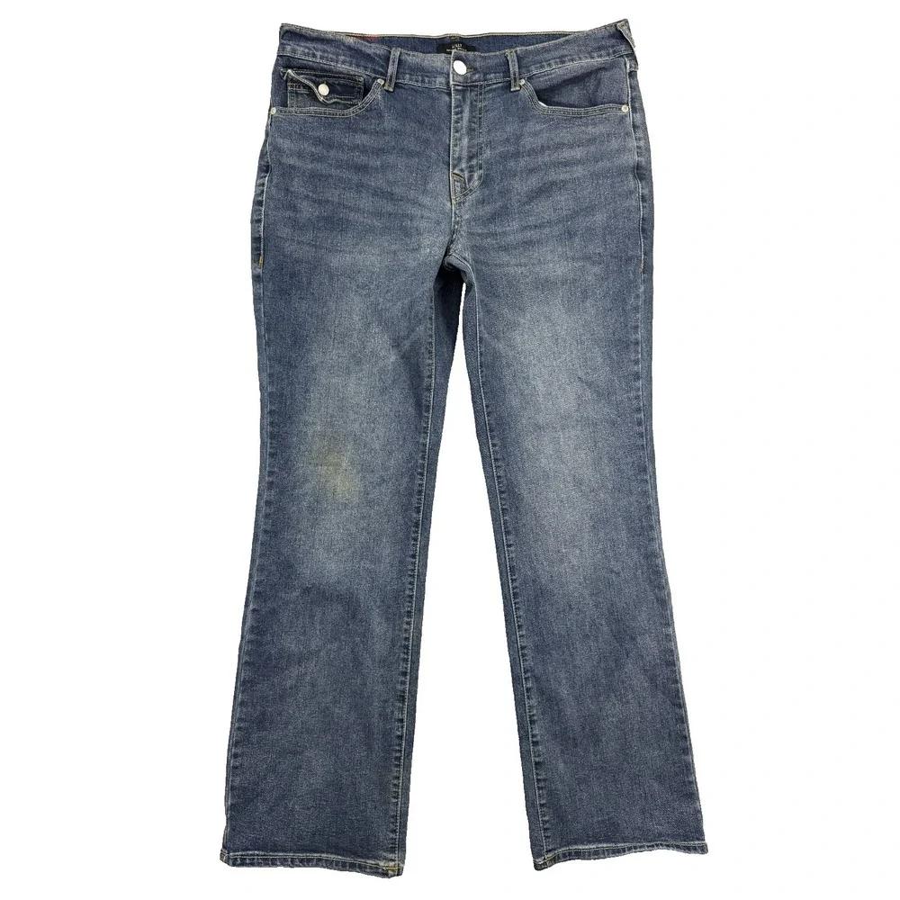 True Religion Billy Relaxed Bootcut Jeans Mens 34x33 Blue Relaxed Bootcut